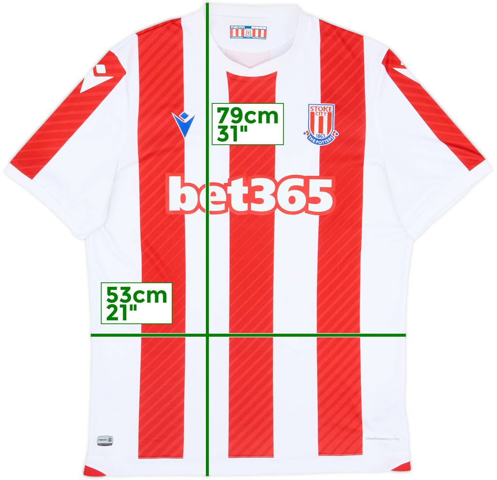 2021-22 Stoke City Home Shirt - 7/10 - (XL)