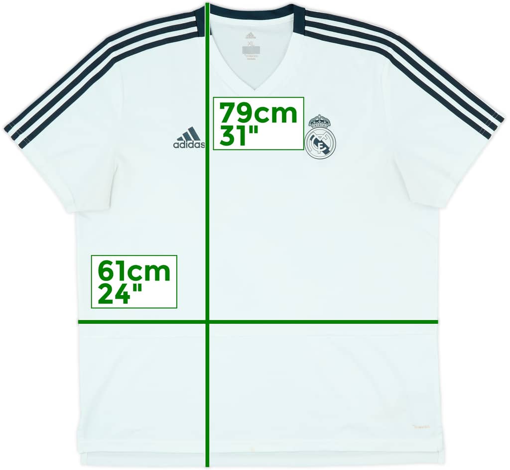 2018-19 Real Madrid adidas Training Shirt - 9/10 - (XL)