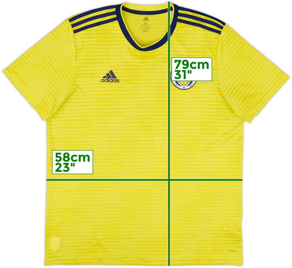 2017-18 Scotland Away Shirt - 7/10 - (XL)