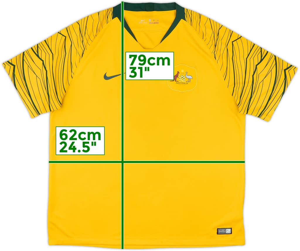 2018-20 Australia Home Shirt - 7/10 - (XXL)