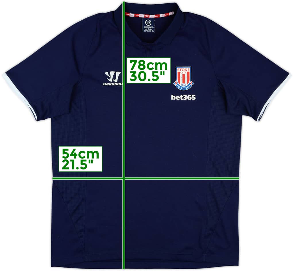 2014-15 Stoke City Warrior Polo Shirt - 6/10 - (L)