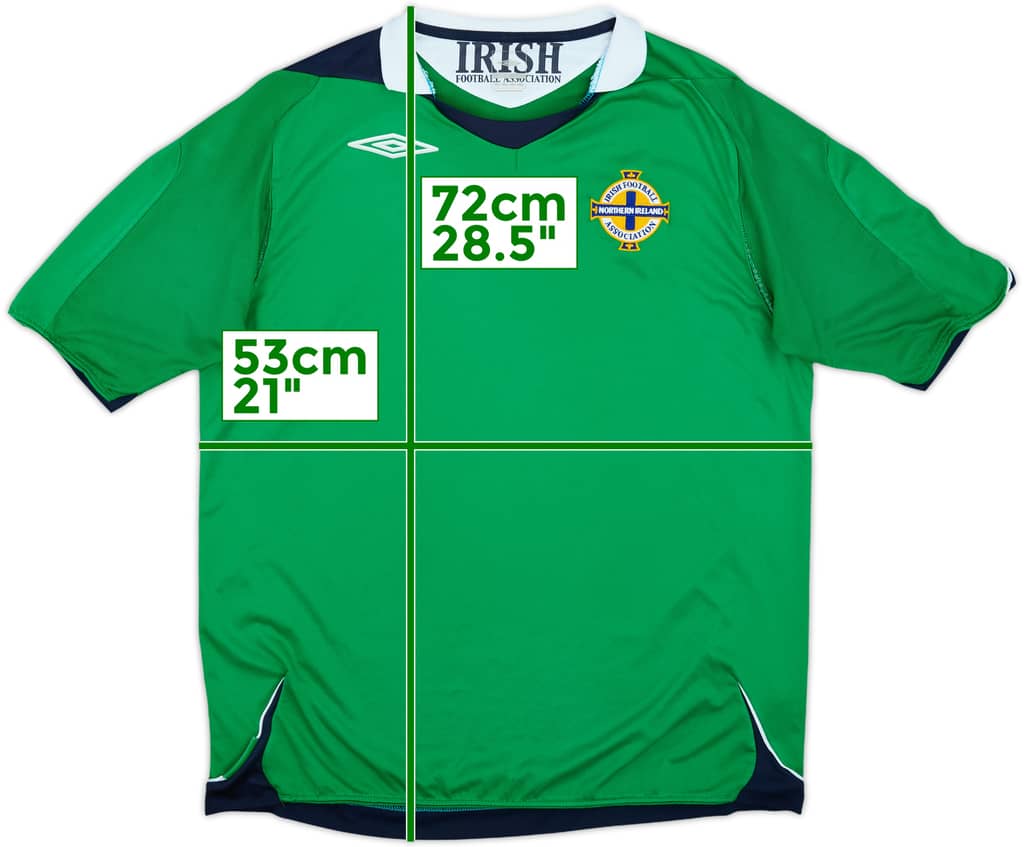 2006-08 Northern Ireland Home Shirt - 9/10 - (L)