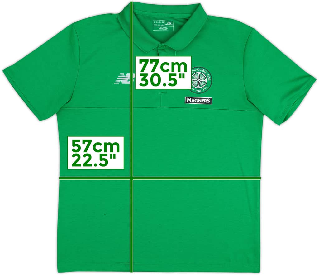 2015-16 Celtic New Balance Polo Shirt - 6/10 - (XL)