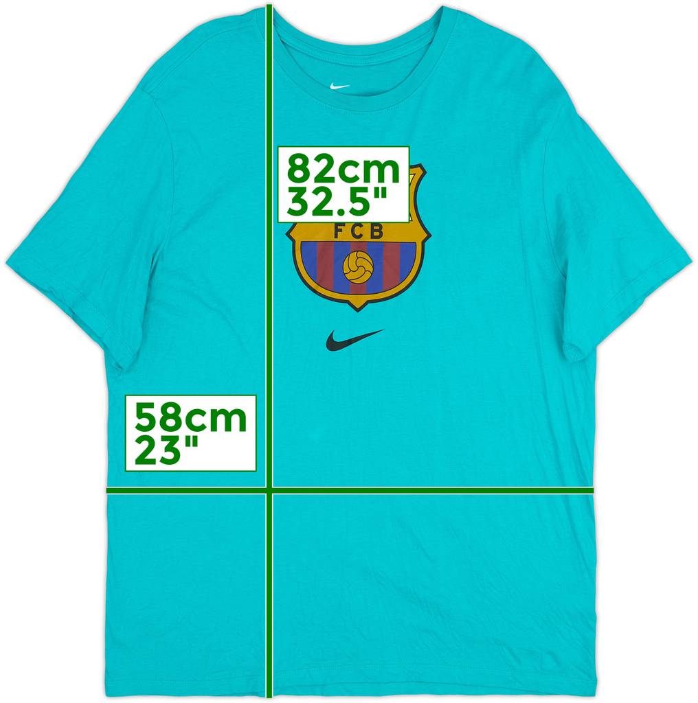 2019-20 Barcelona Nike Graphic Tee - 8/10 - (XL)