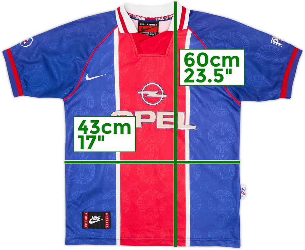 1996-97 Paris Saint-Germain Home Shirt - 6/10 - (M.Boys)