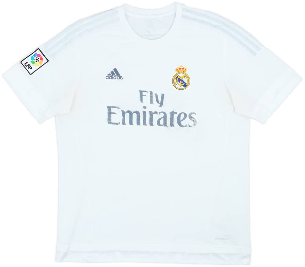 2015-16 Real Madrid Home Shirt - 5/10 - (XL)
