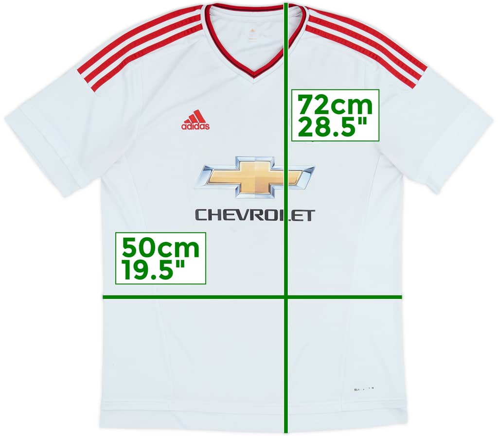 2015-16 Manchester United Away Shirt - 4/10 - (L)