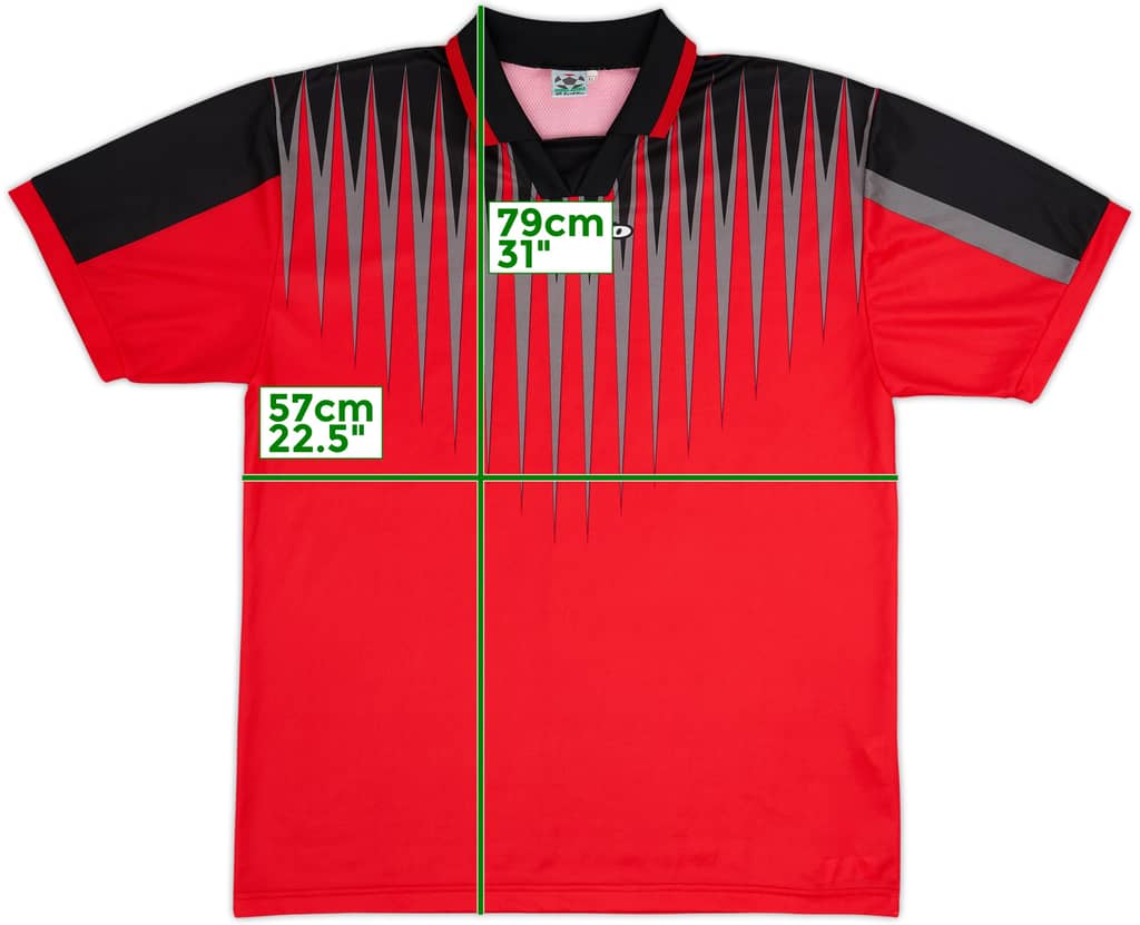 1996-97 Lotto Template Training Shirt - 9/10 - (XL)