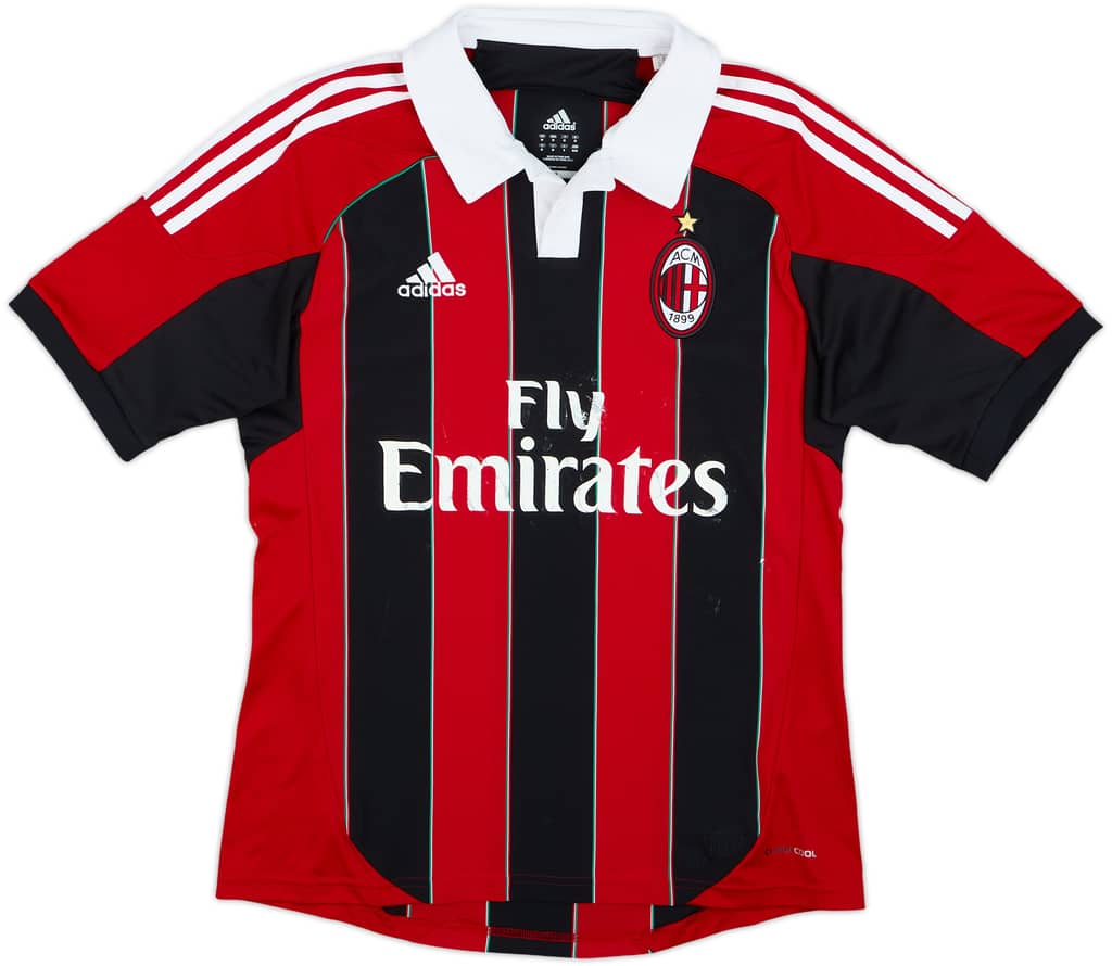 2012-13 AC Milan Home Shirt - 4/10 - (M)
