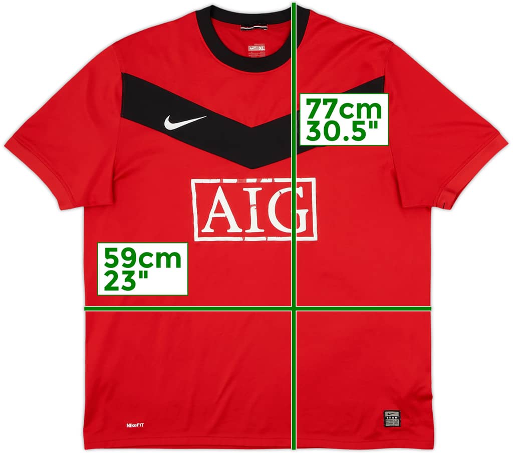2009-10 Manchester United Camiseta Local - 4/10 - (XL)