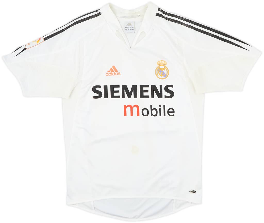 2004-05 Real Madrid Home Shirt - 4/10 - (S)