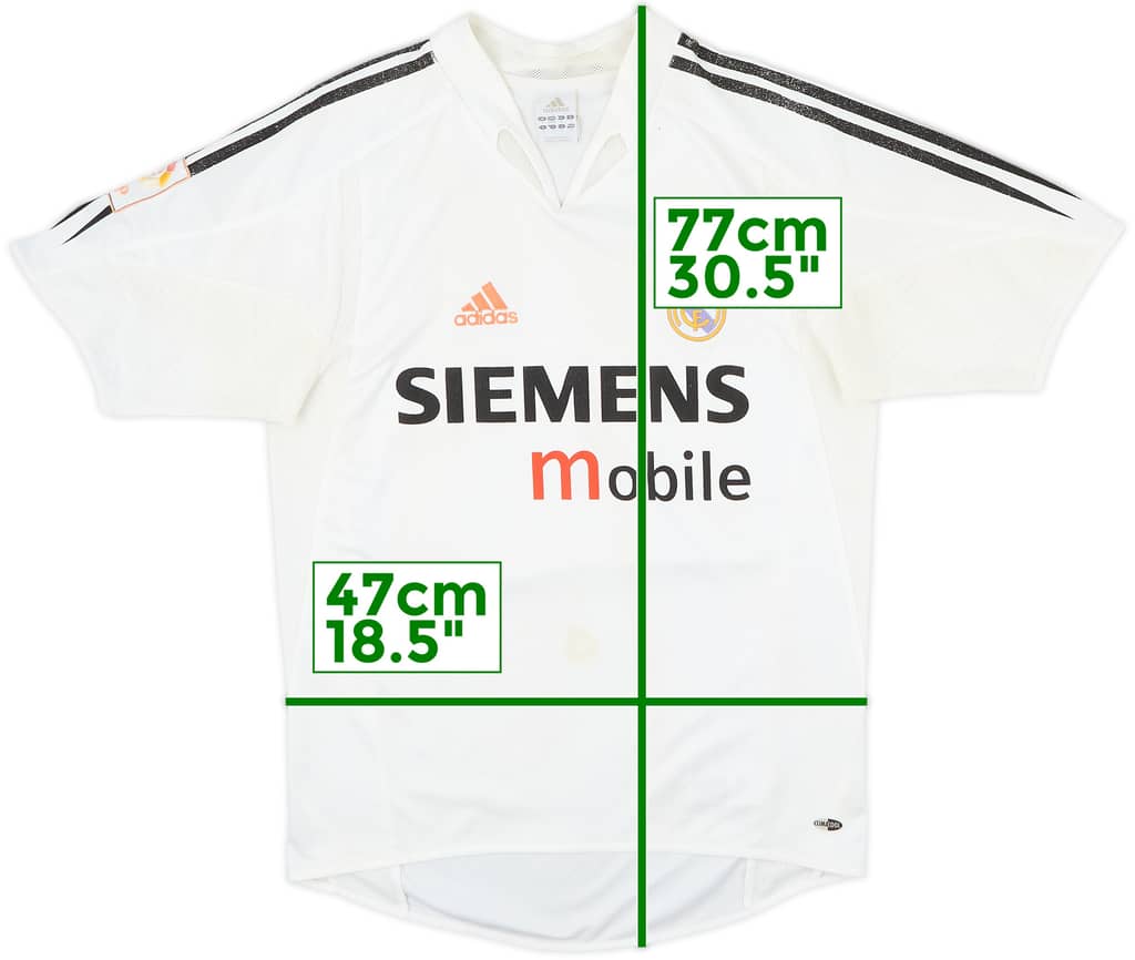 2004-05 Real Madrid Home Shirt - 4/10 - (S)