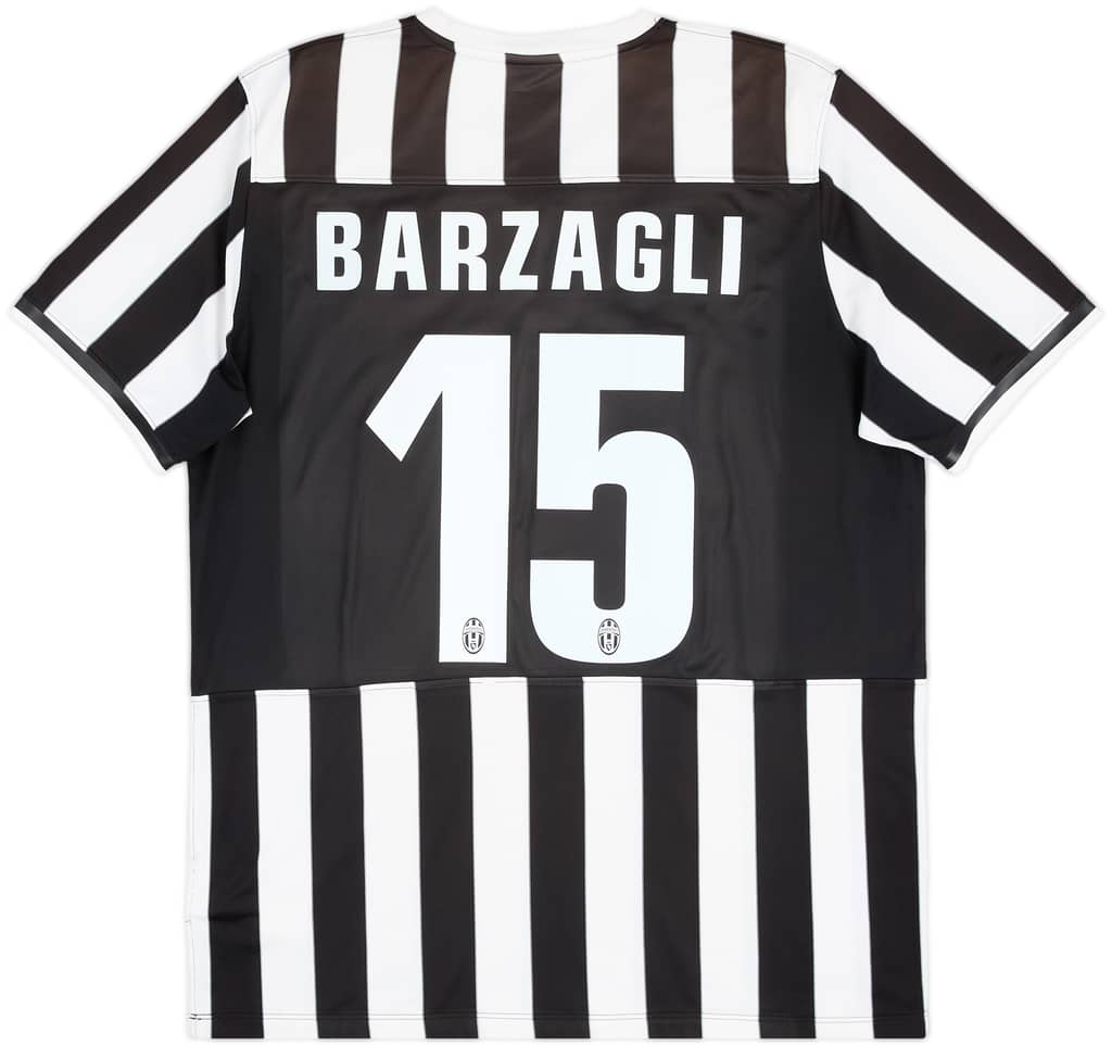 2013-14 Juventus Home Shirt Barzagli #15 - 5/10 - (XL)