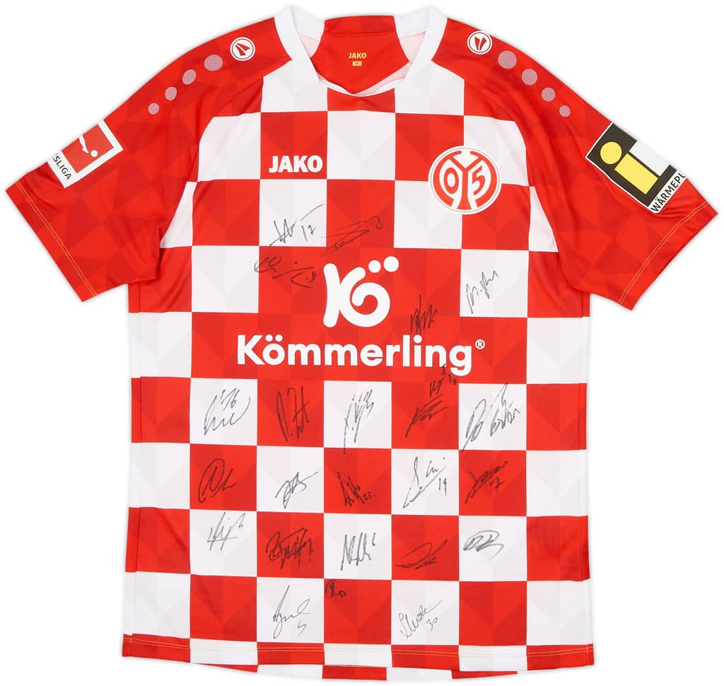 2023-24 FSV Mainz 'Signed' Home Shirt - 8/10 - (M)