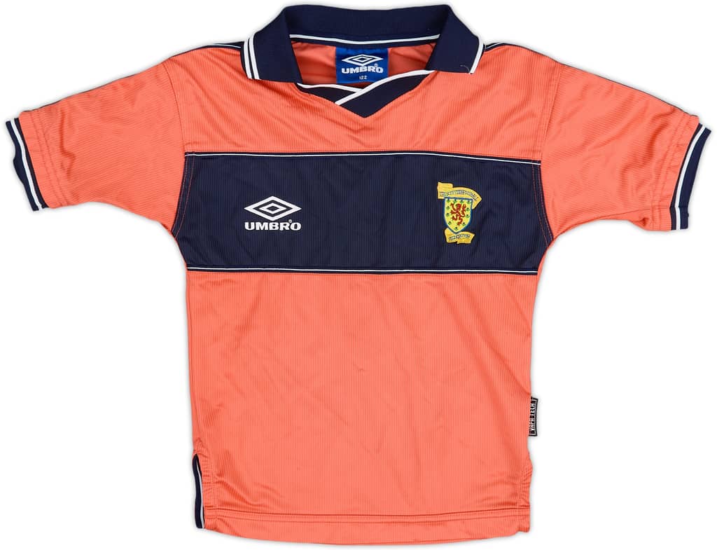 1999-00 Scotland Away Shirt - 9/10 - (S.Boys)