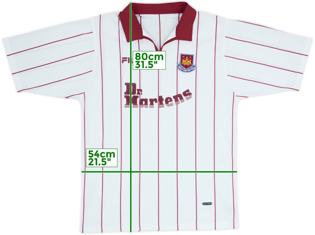 2002-03 West Ham Away Shirt - 7/10 - (L)