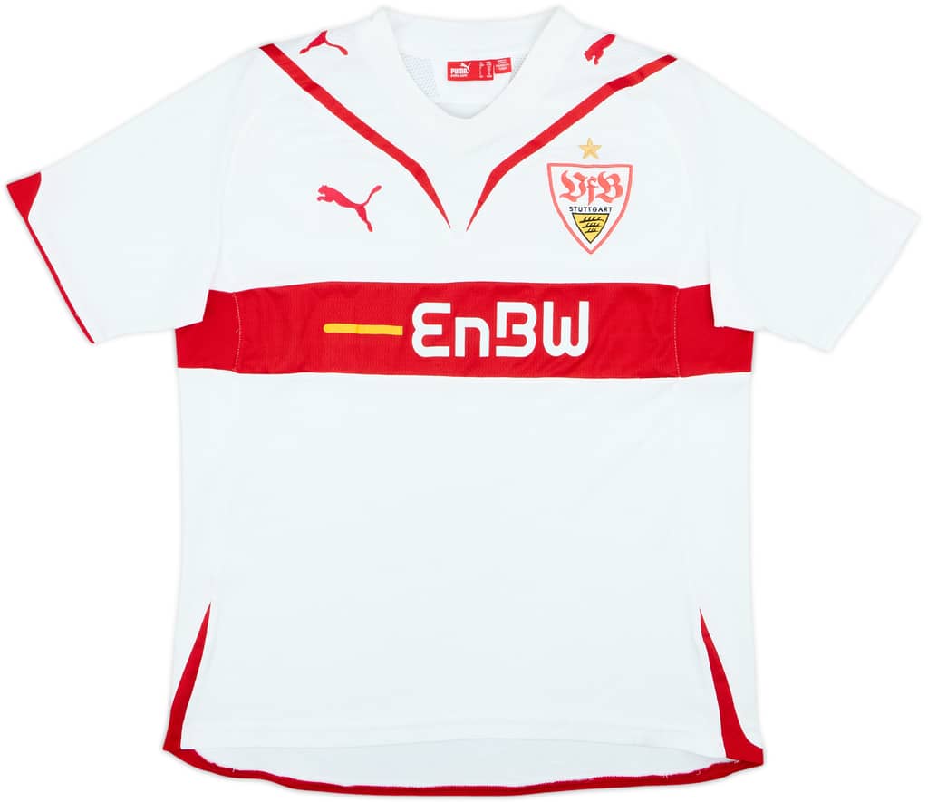 2009-10 Stuttgart Camiseta Local - 6/10 - (XL.Boys)