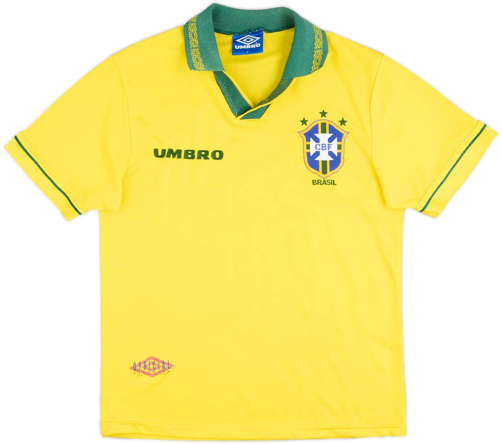 1993-94 Brazil Home Shirt - 6/10 - (Y)