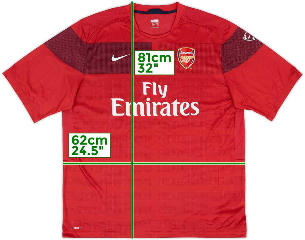 2009-10 Arsenal Nike Training Shirt - 10/10 - (XXL)