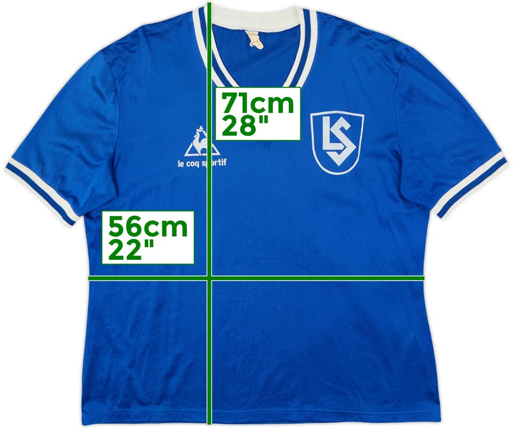 1980-81 Lausanne-Sport Home Shirt - 7/10 - (XL)