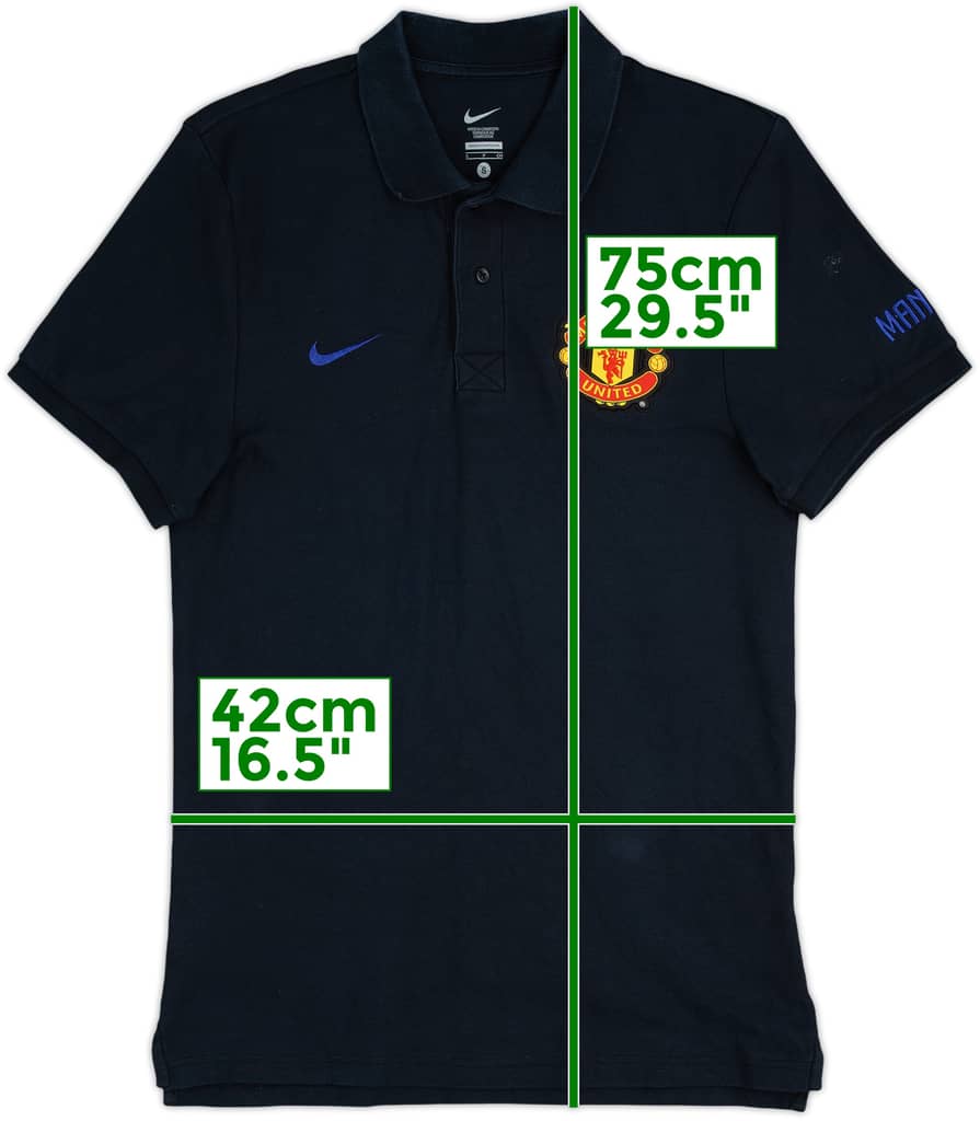 2011-12 Manchester United Nike Polo Shirt - 6/10 - (S)