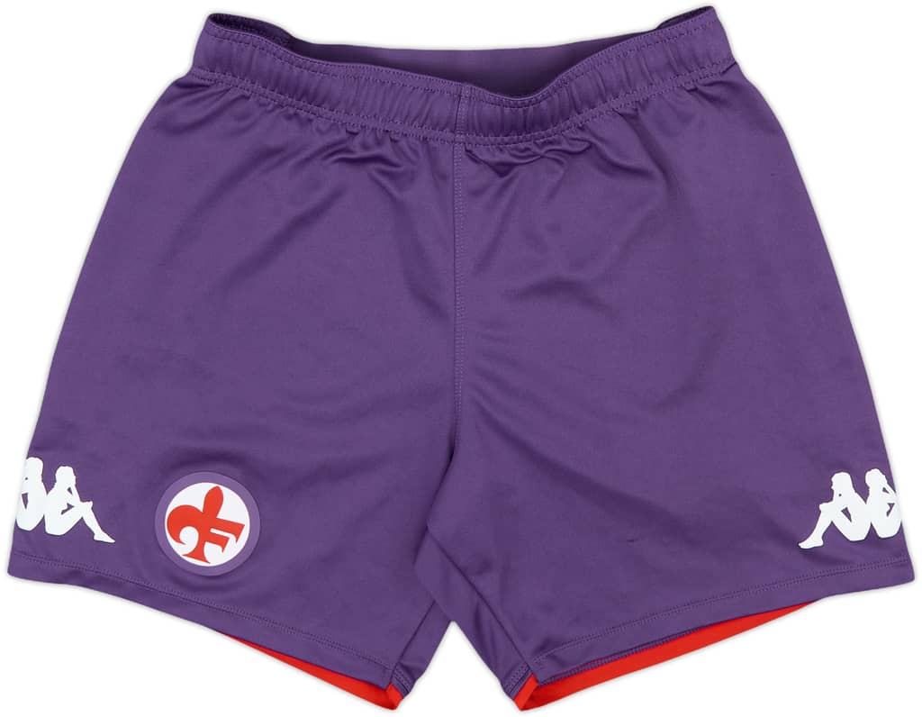 2021-22 Fiorentina Home Shorts - 8/10 - (M)