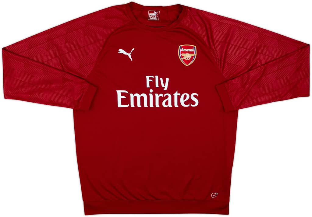 2017-18 Arsenal Puma Training L/S Shirt - 8/10 - (L)