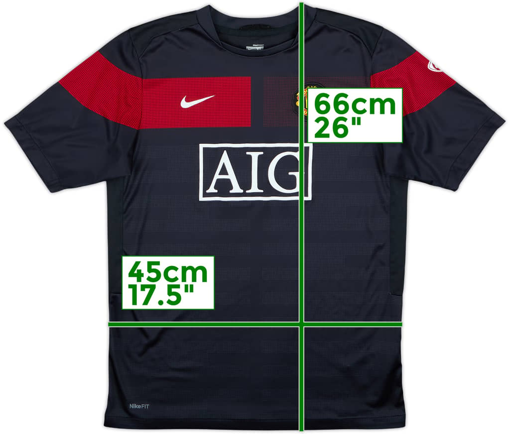 2009-10 Manchester United Nike Camiseta de Entrenamiento - 9/10 - (XL.Boys)