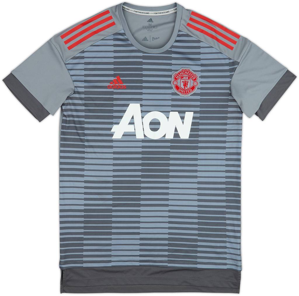 2017-18 Manchester United adidas Training Shirt - 9/10 - (M)