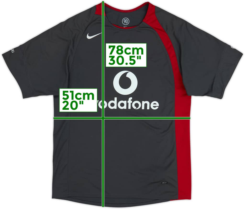 2004-05 Manchester United Nike Training Shirt - 9/10 - (M)