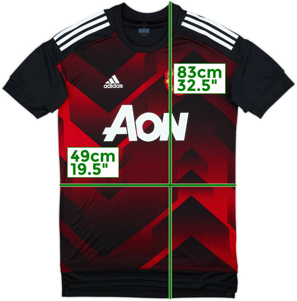 2017-18 Manchester United adidas Training Shirt - 10/10 - (S)