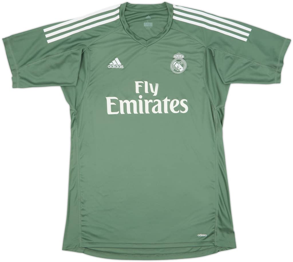 2018-19 Real Madrid GK S/S Shirt - 9/10 - (L)