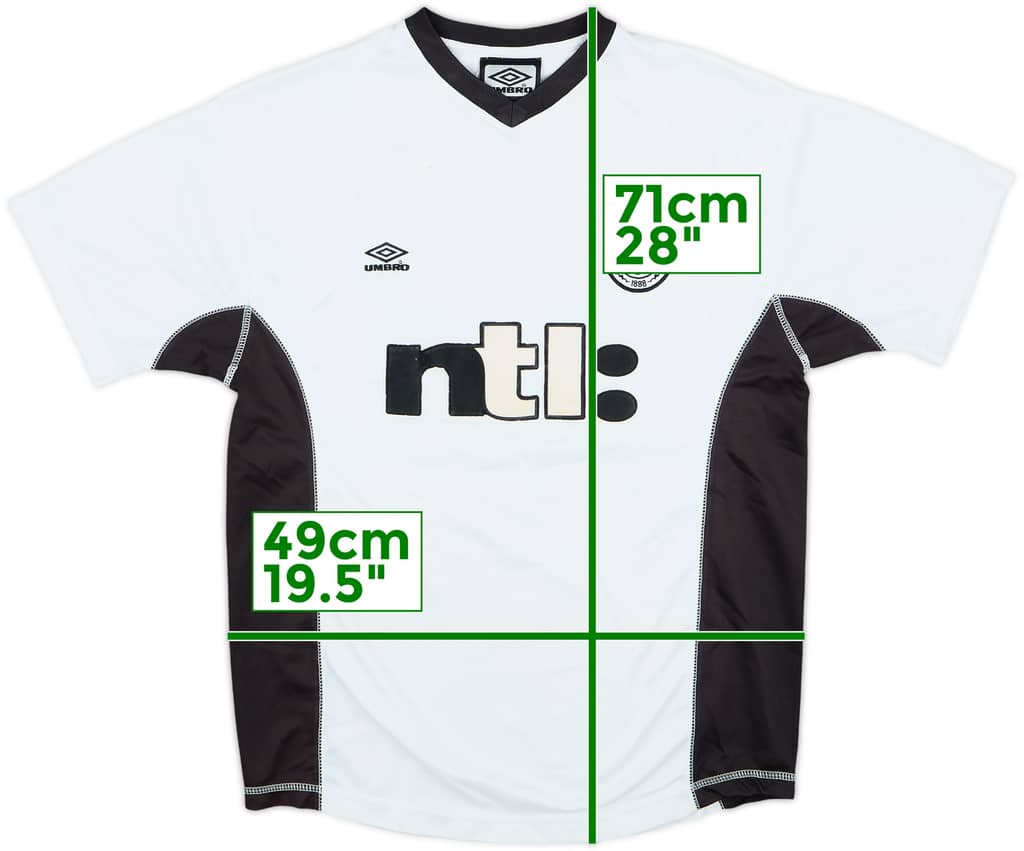 2000-01 Celtic Umbro Training Shirt - 8/10 - (M)
