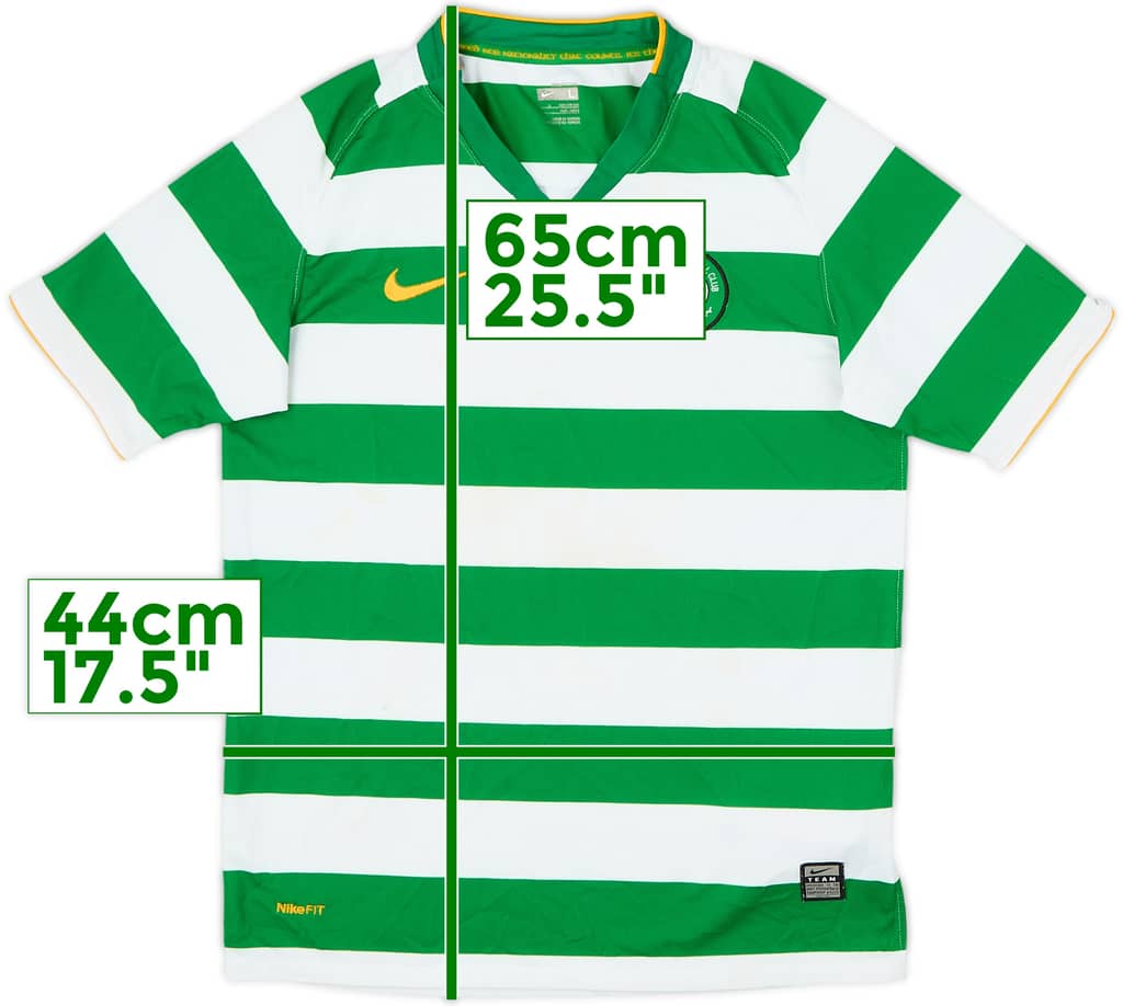 2008-10 Celtic Home Shirt - 5/10 - (L.Boys)