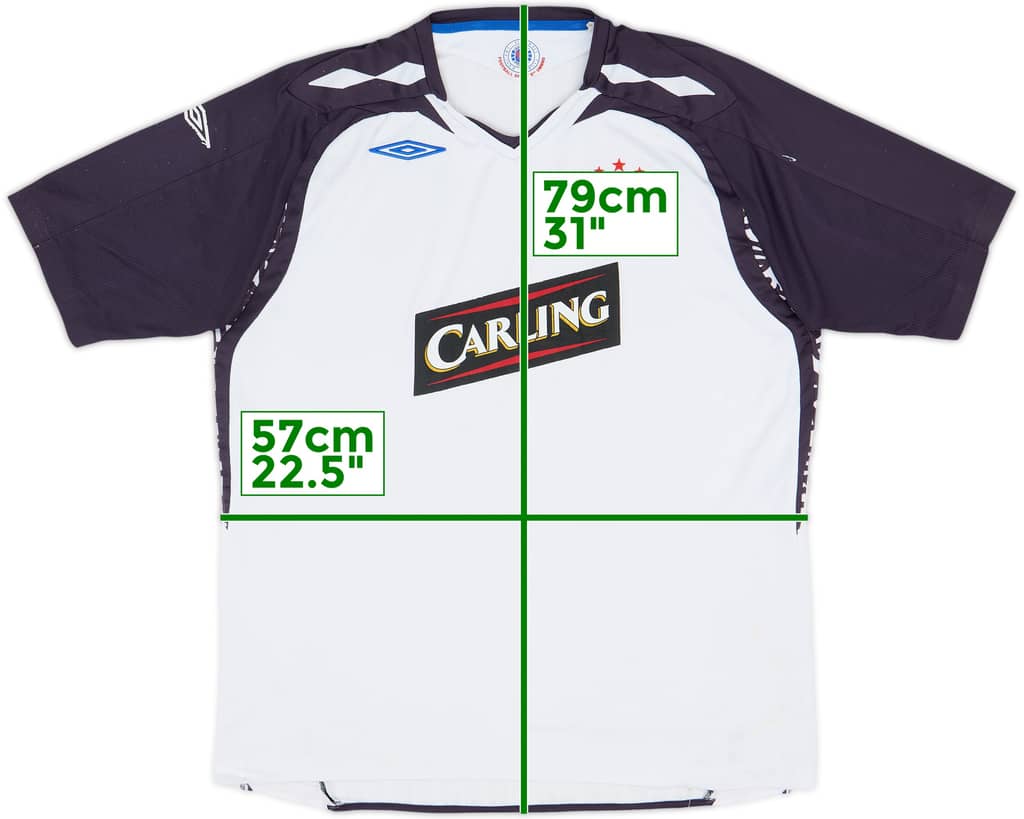 2007-08 Rangers Away Shirt - 6/10 - (XXL)