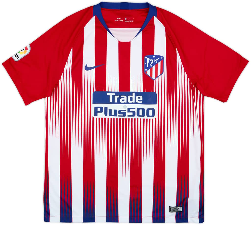 2018-19 Atletico Madrid Camiseta Local - 7/10 - (L)