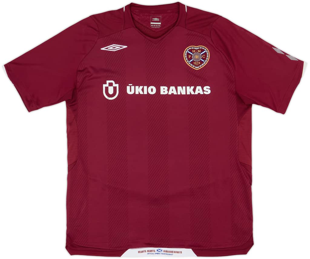 2008-09 Hearts Home Shirt - 7/10 - (L)