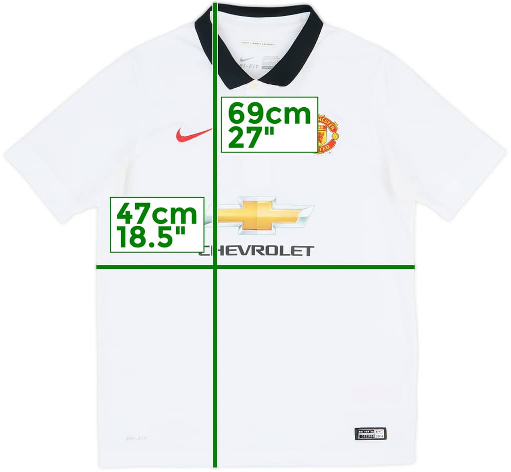 2014-15 Manchester United Away Shirt - 9/10 - (XL.Boys)