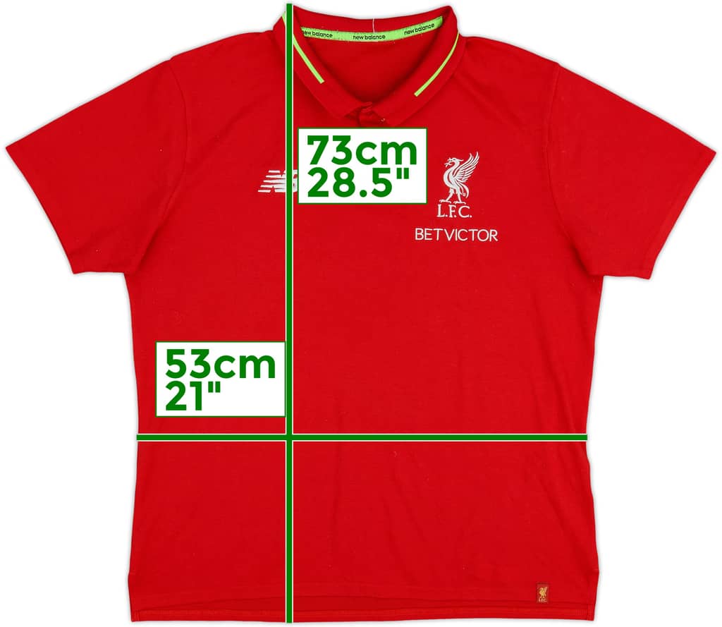 Polo New Balance del Liverpool 2018-19 - 8/10 - (XL)