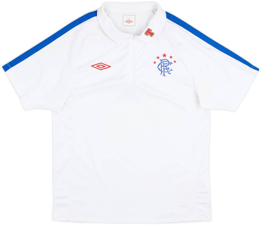 2010-11 Rangers Umbro 1/4 Zip Polo Shirt - 5/10 - (M)
