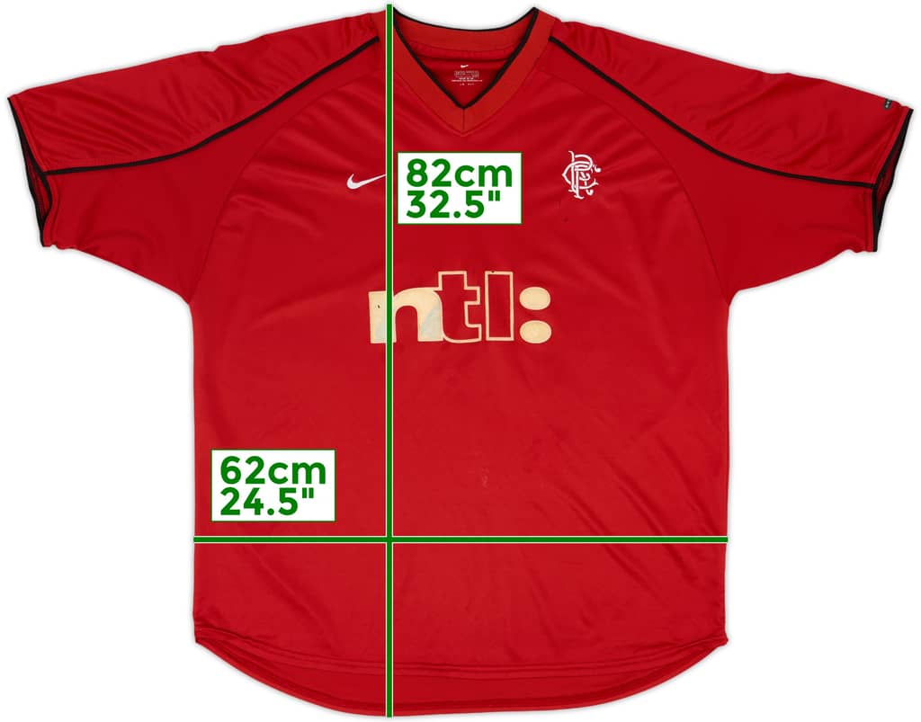 2000-01 Rangers Third Shirt - 5/10 - (XXL)