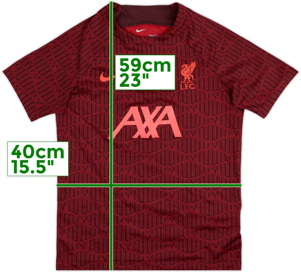 2022-23 Liverpool Nike Training Shirt - 8/10 - (L.Boys)
