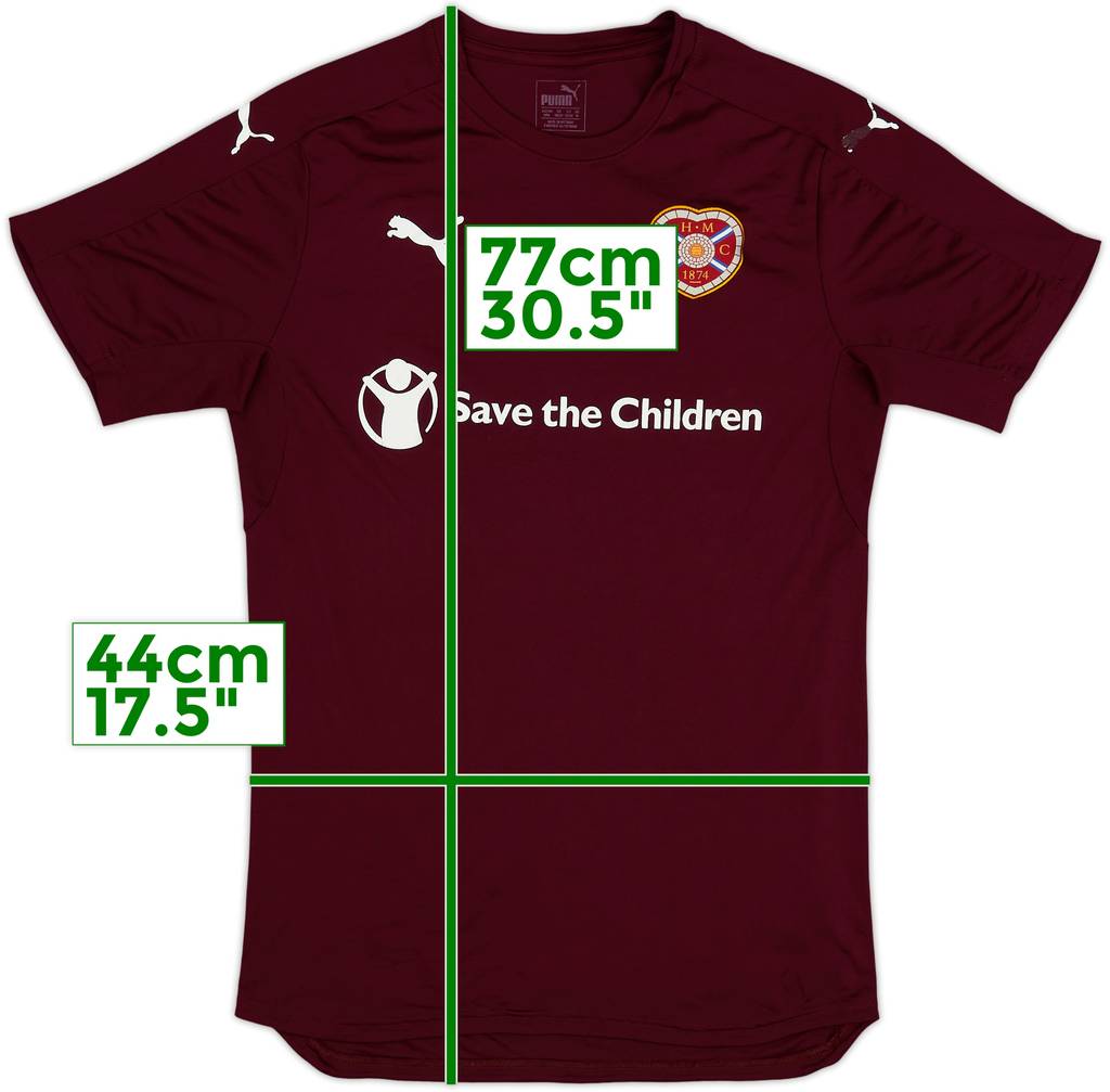 2016-17 Hearts Home Shirt - 5/10 - (M)
