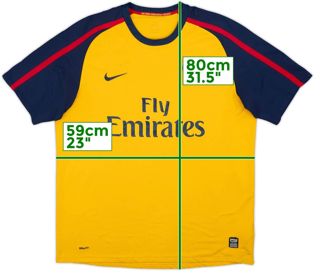 2008-09 Arsenal Away Shirt - 5/10 - (XL)
