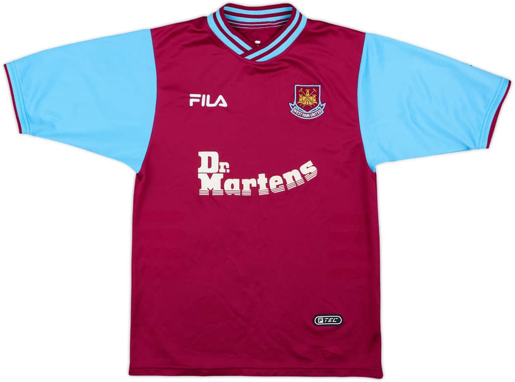 2001-03 West Ham Camiseta de local - 8/10 - (L.Niños)