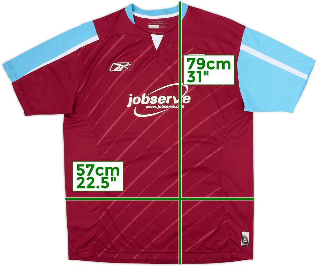 2005-07 West Ham Home Shirt - 5/10 - (L)