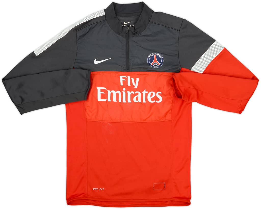 2012-13 Paris Saint-Germain Nike 1/4 Zip Drill Top - 7/10 - (S)