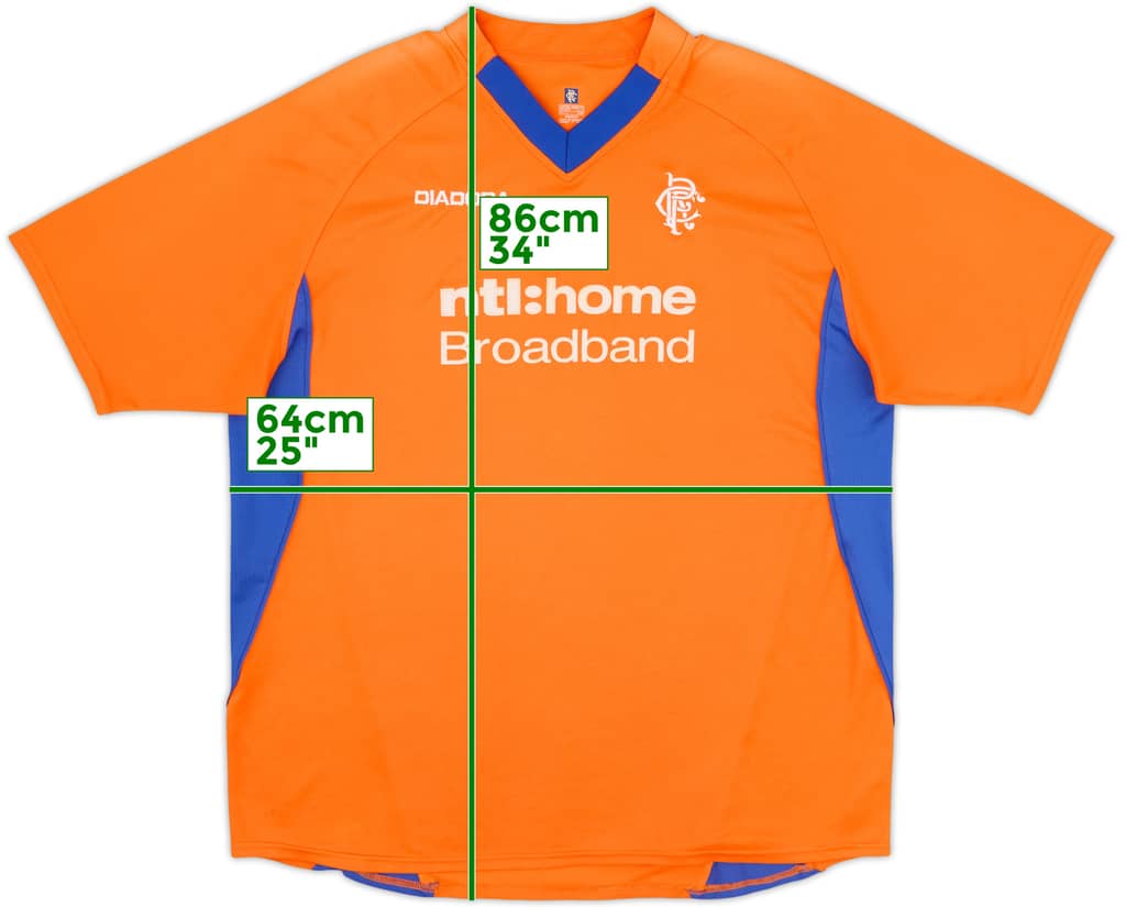 2002-03 Rangers Away Shirt - 9/10 - (XXL)