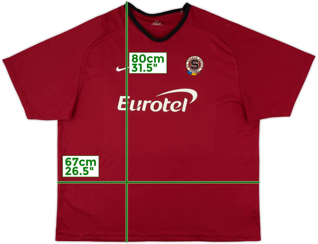 2001-03 Sparta Prague Home Shirt - 8/10 - (XXL)