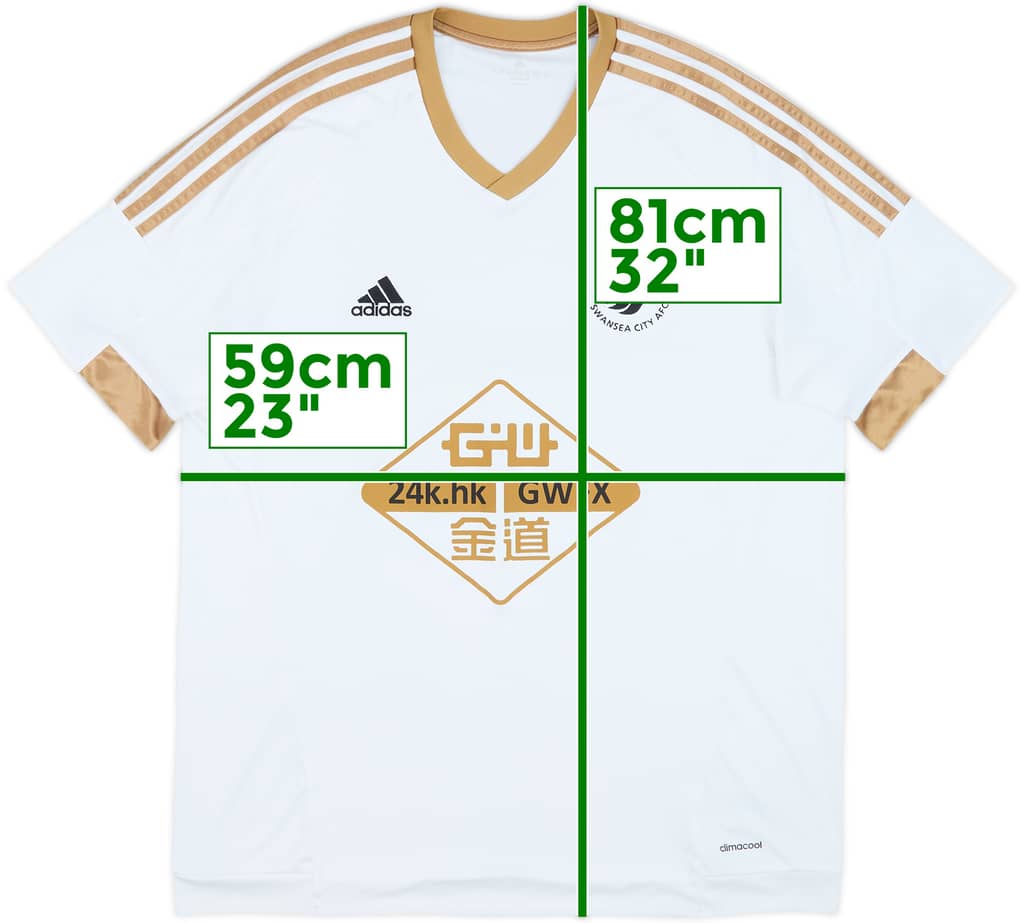 2015-16 Swansea Home Shirt - 8/10 - (XL)